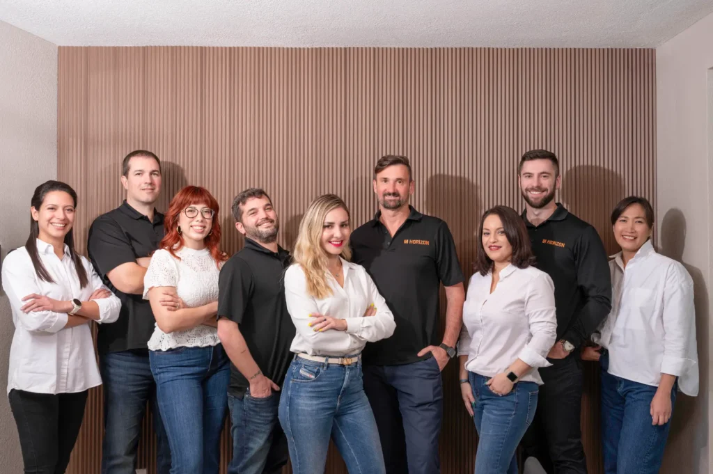 6 HorizonCons | Home Remodeling, Home Construction | Horizon Remodeling and Construction The Horizon Construction and Remodeling team photographed together in the office