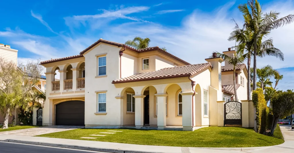dsc 3645 51048956473 o | Home Remodeling, Home Construction | Horizon Remodeling and Construction Two-story Mediterranean-style home exterior with tile roof and arched windows