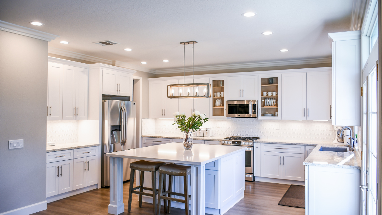 Modern Kitchen Showcasing Eco-Friendly Kitchen Remodeling Trends With Recycled Materials